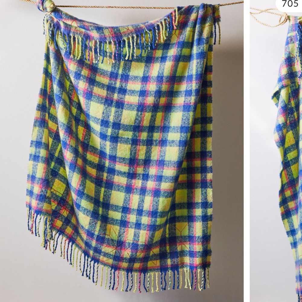 FREE PEOPLE Cabin Cozy fringe throw blanket